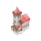 Wizardi 11.81" Christmas Snowy Village Church Ceramic Ornament